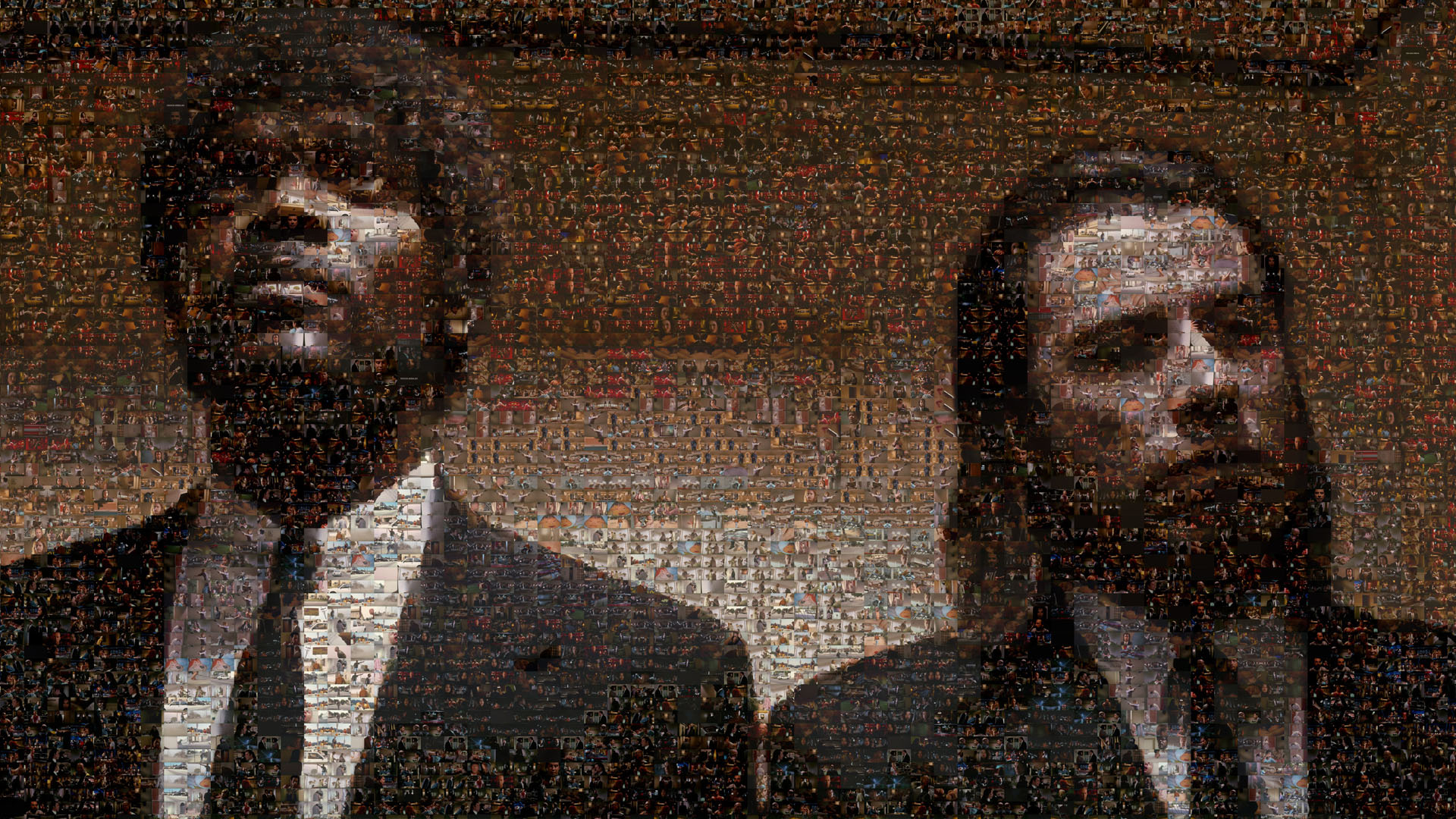Pulp Fiction made of movie frames
